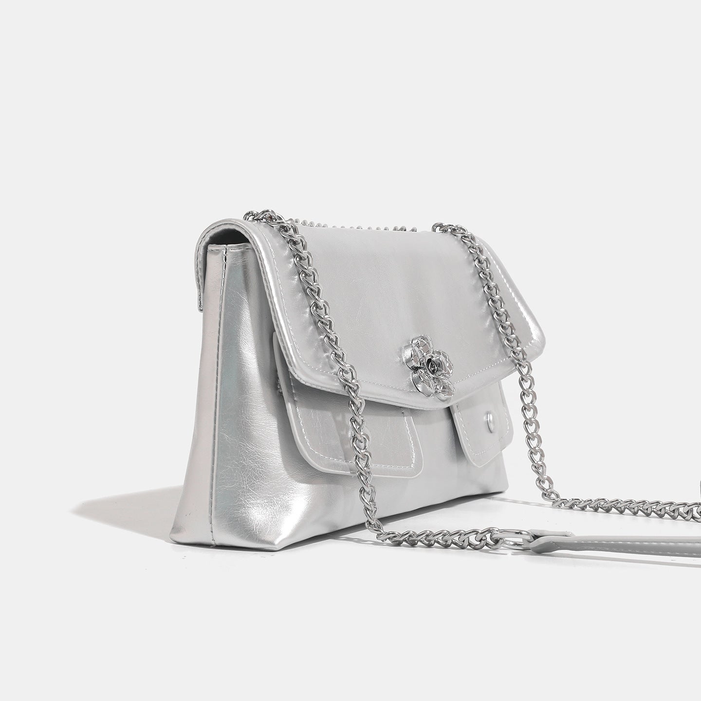 Bag Women's 2025 Autumn and Winter New Fashion Crossbody Underarm Women's Bag Feeling Retro Shoulder Mailman Bag Rhombus Chain Bag