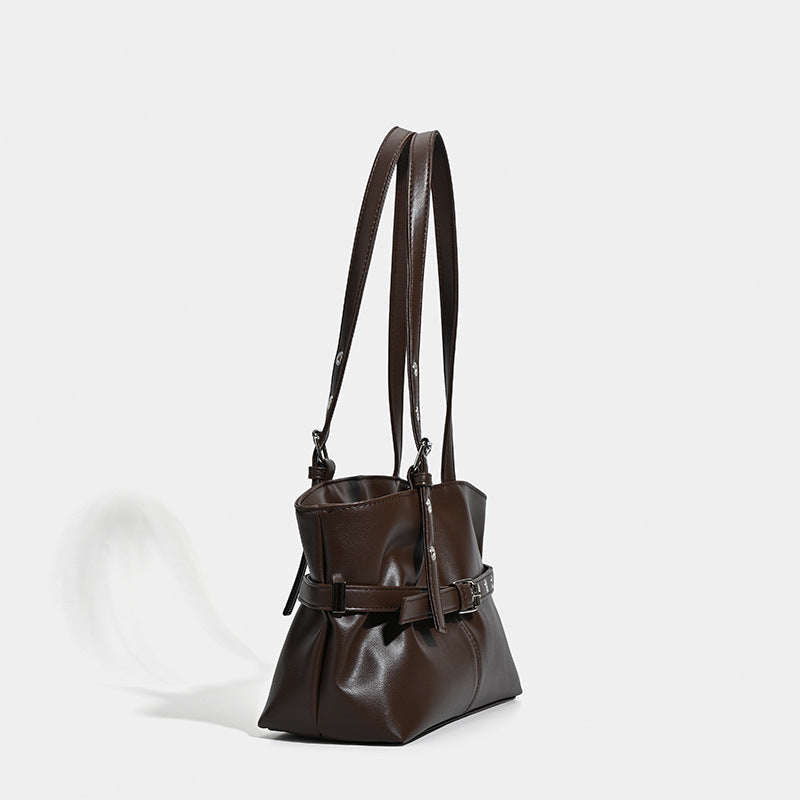 Niche design Korean version armpit bag autumn and winter new large-capacity commuting versatile tote bag locomotive style shoulder bag