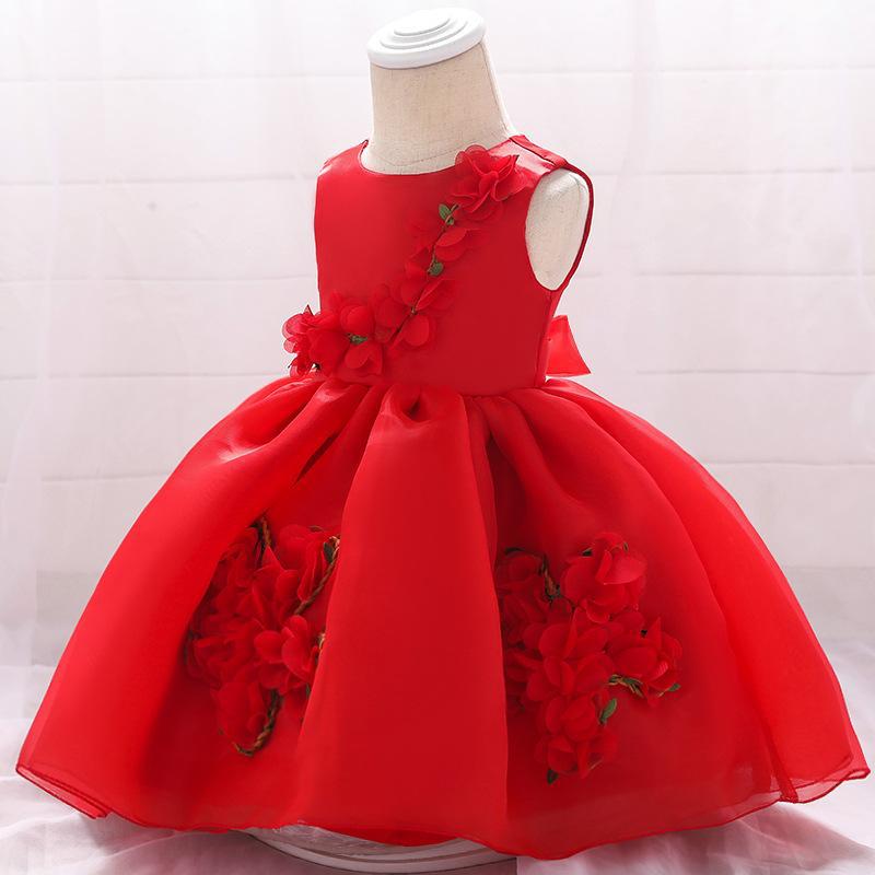 2023 New Children's Princess Dress Troupe Dress Baby Birthday Full Moon Baby Dress Girls Performance Dress Children's Dress