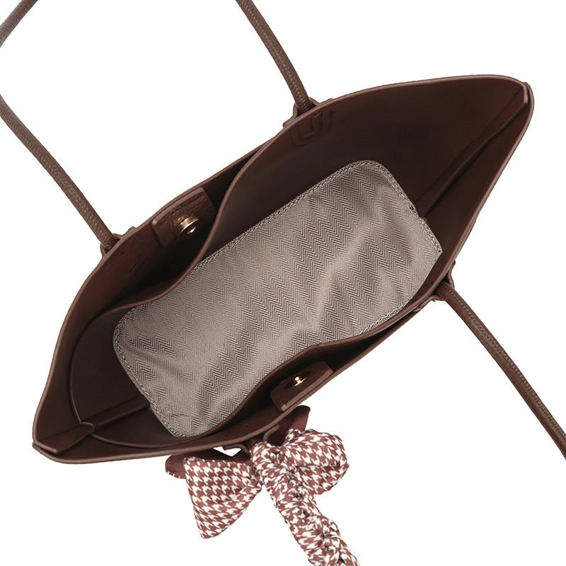 Cross-border women's bags women's 2025 autumn new fashion shoulder bags retro large-capacity tote bags handbags