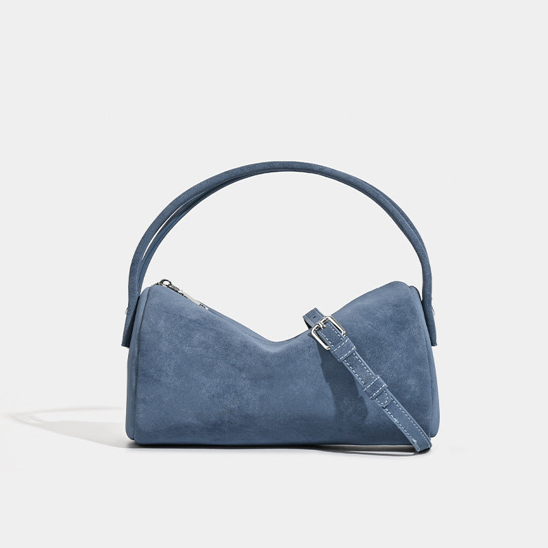 2025 winter new first-layer sheepskin niche handbag sheepskin inner portable casual shoulder messenger women's bag