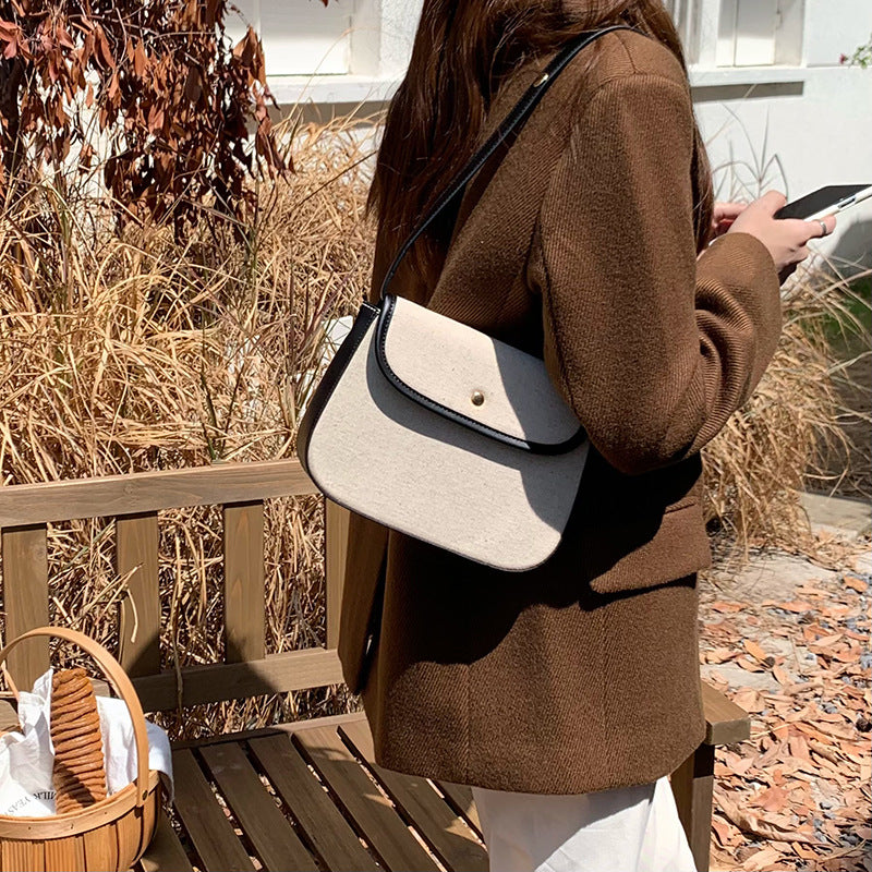 Meina Canvas Shoulder Bag – Stylish & Versatile