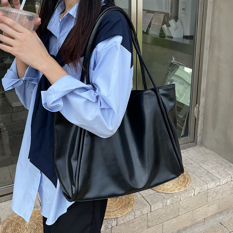 New Korean Large Tote Bag – Versatile & Stylish Shoulder Bag