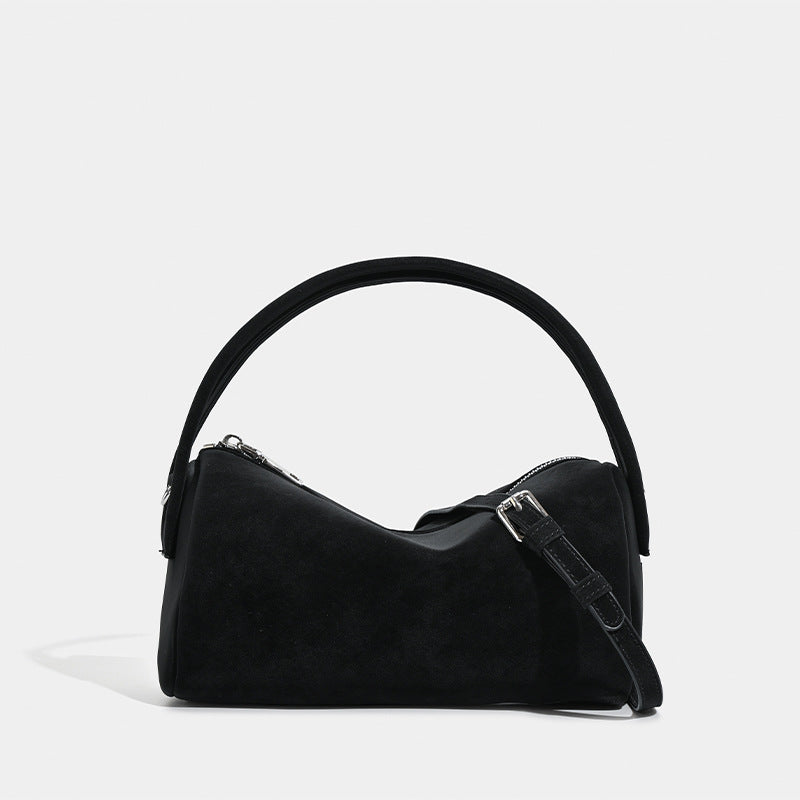 2025 winter new first-layer sheepskin niche handbag sheepskin inner portable casual shoulder messenger women's bag