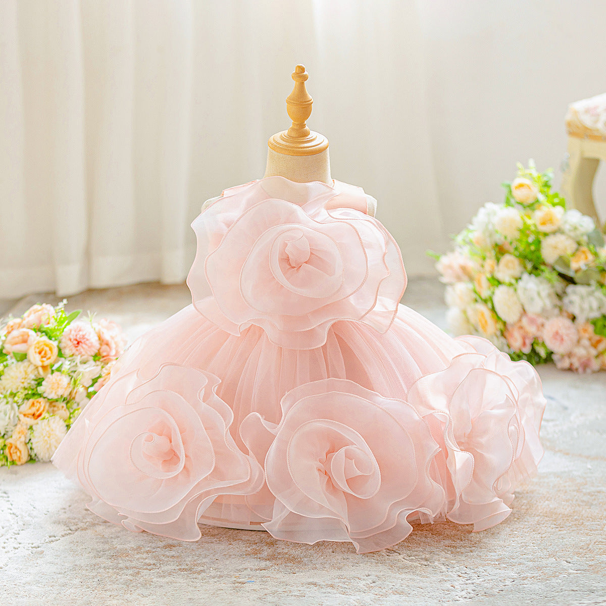 Foreign trade girls' dress princess dress children's dress skirt children's bud host piano performance clothes children's clothing wholesale