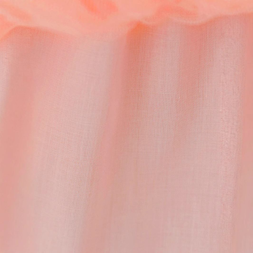 Girls baby puffy dress dress embroidered lace first birthday children's dress multi mesh cake princess dress