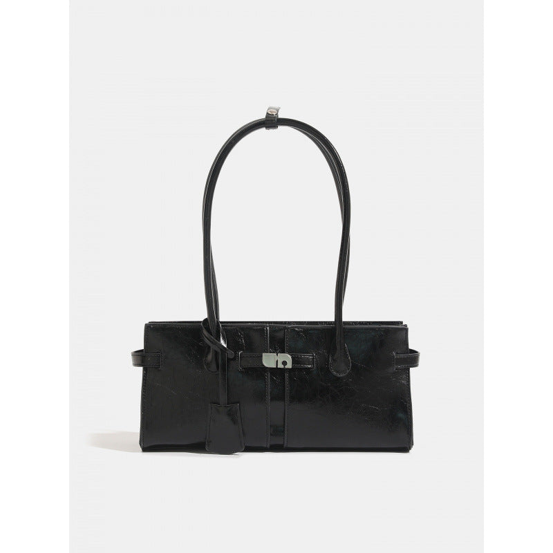 Niche design baguette armpit bag women's 2025 new versatile commuter handbag high-end large-capacity shoulder bag