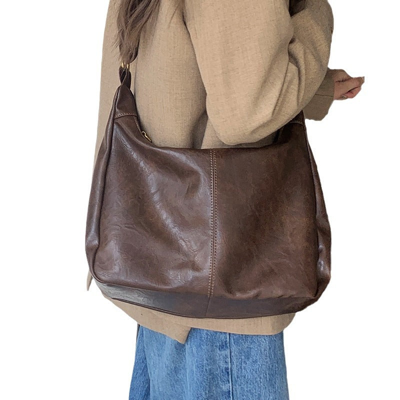 Retro Korean Tote Bag – Spacious & Trendy