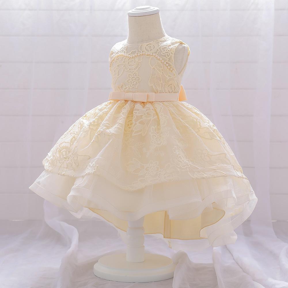 AliExpress Amazon baby dress baby embroidery trailing children's dress skirt, European and American foreign trade girls wash dress