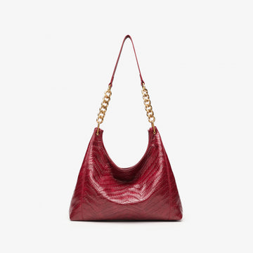 Large-capacity commuter women's bags, woven new tote bags, autumn and winter high-end sense niche retro messenger single shoulder armpit bags