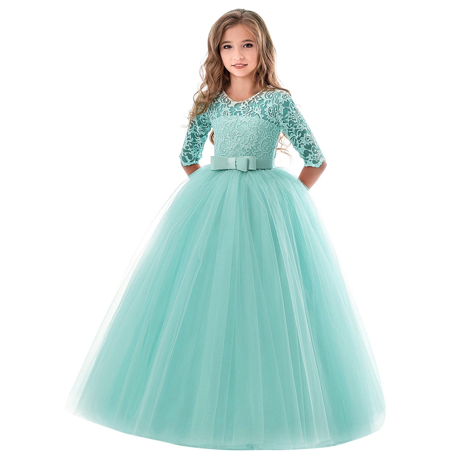 Bow puffy princess dress