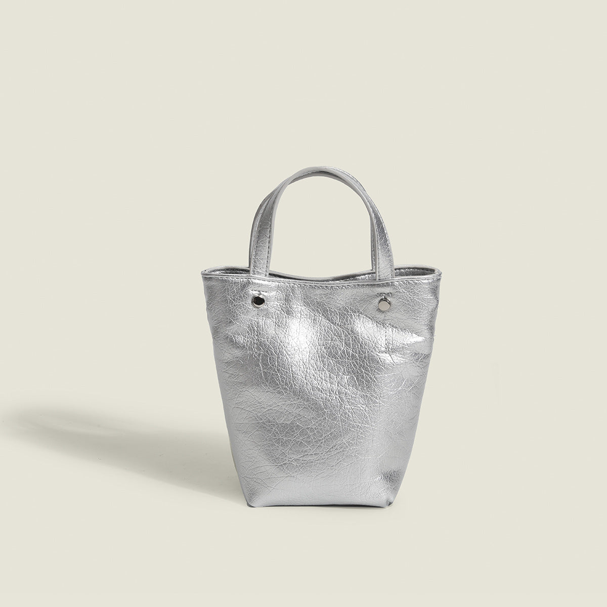 Korean Trendy Soft Leather PU Bucket Shoulder Bag