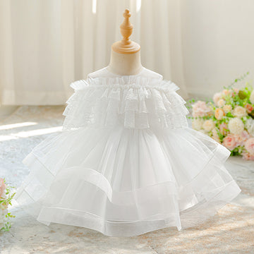 Children's dress 2025 new girls princess dress sweet foreign little girl fluffy girls piano performance clothes