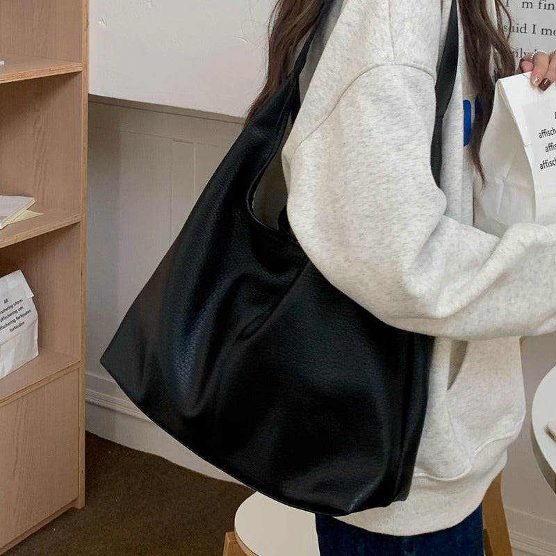 Trendy Korean Underarm Tote Bag – Spacious & Stylish