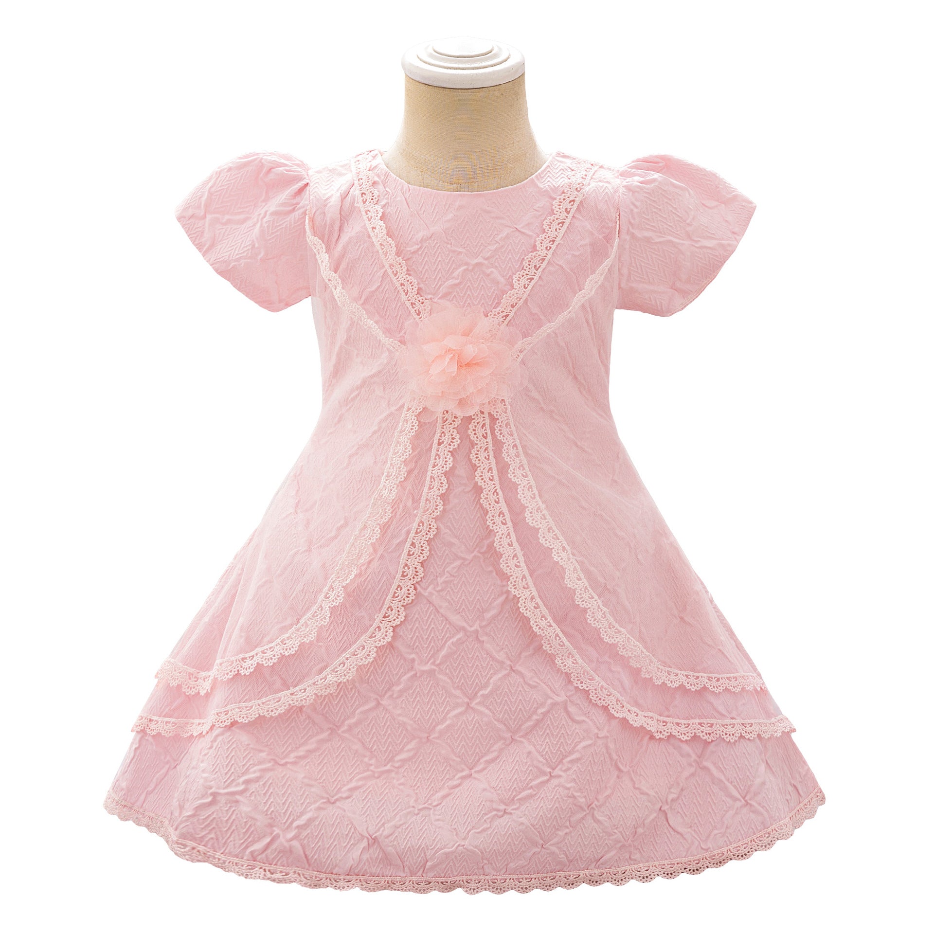 European and American new infant dresses, girls' baby year-old mesh princess dresses, children's birthday banquets, and weekly dresses