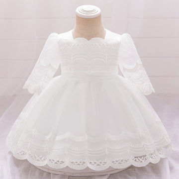 2024 new girls dress girls lace princess dress half sleeve dress dress children dresses