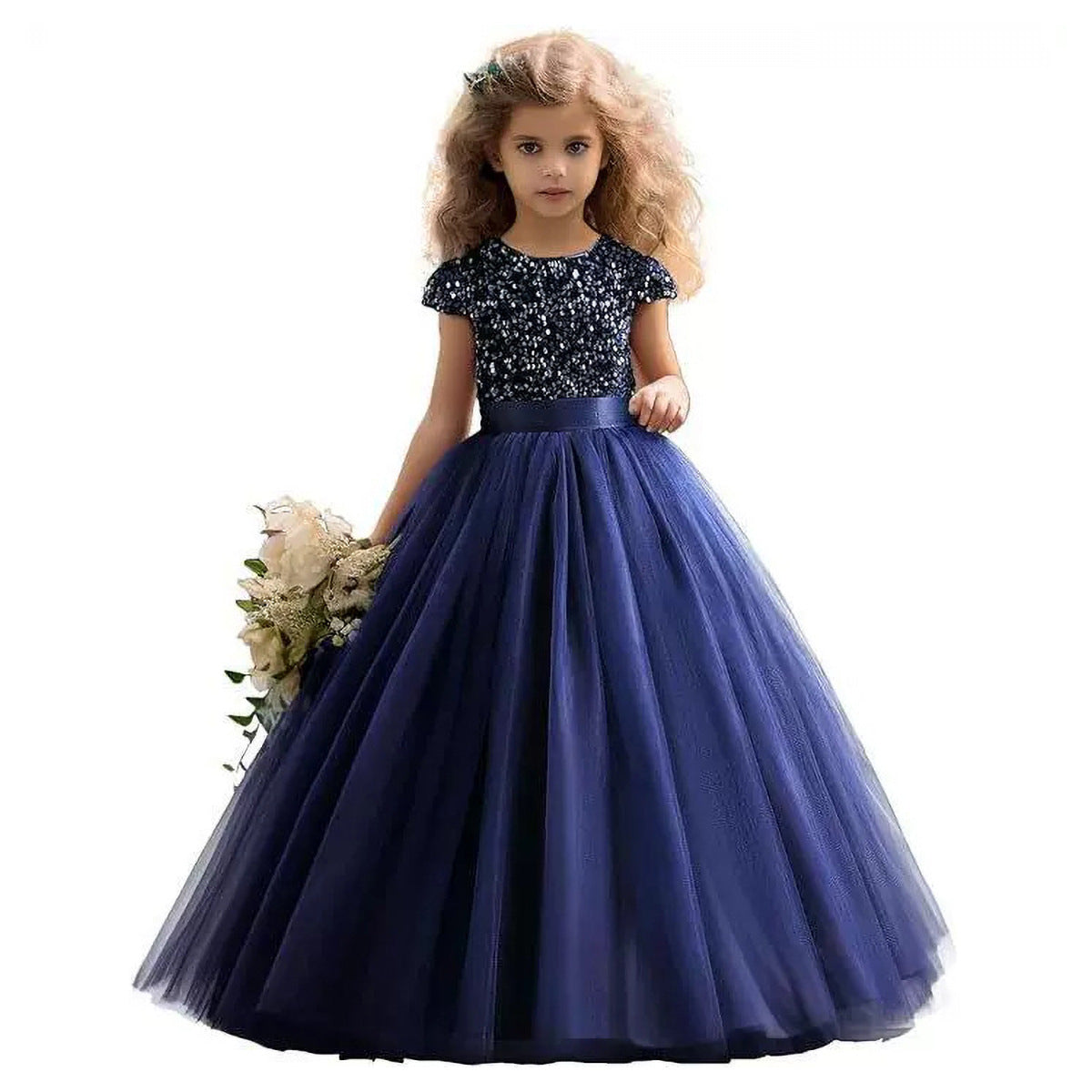 sequins middle-aged party dress